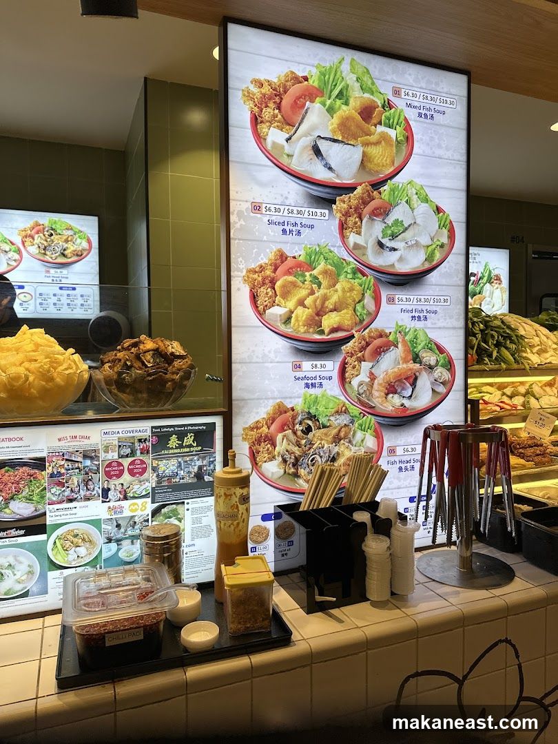 Food Stall Menu Display