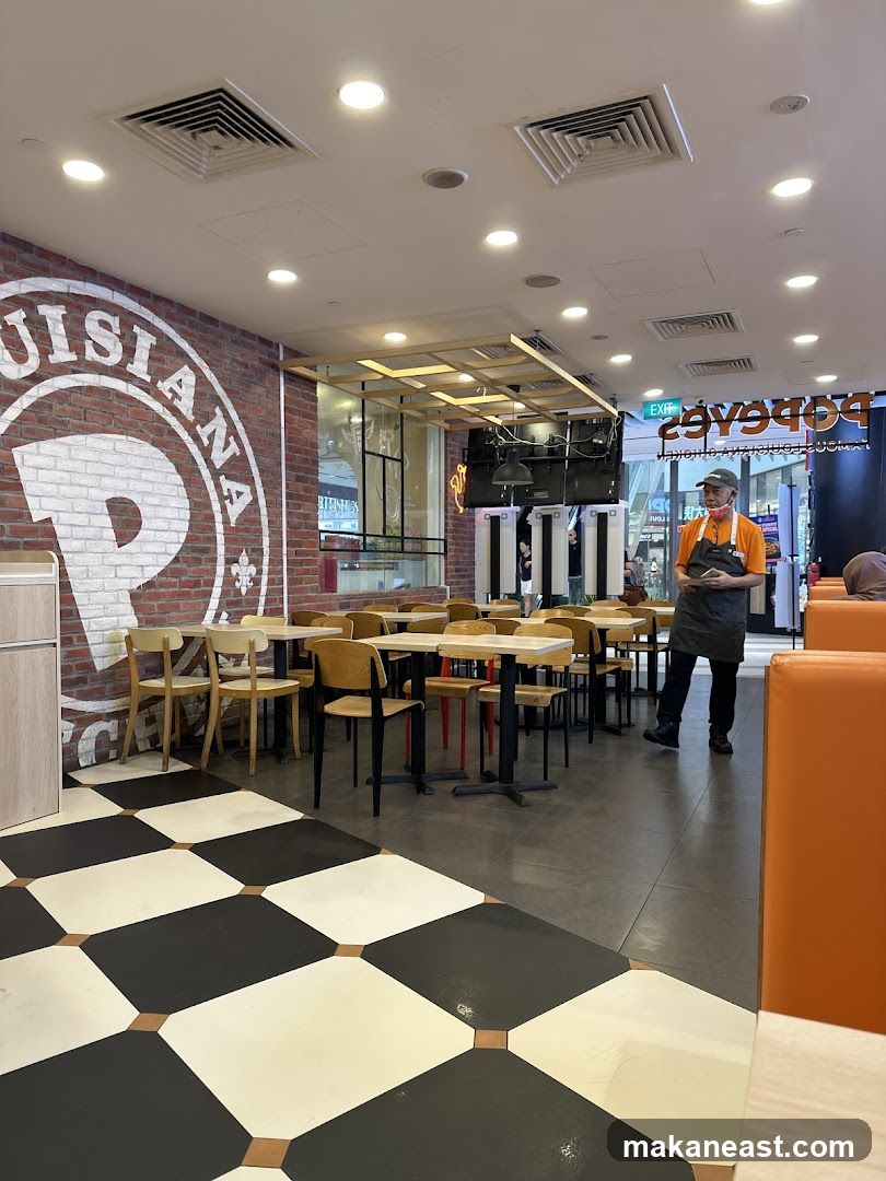 Popeyes Restaurant Interior
