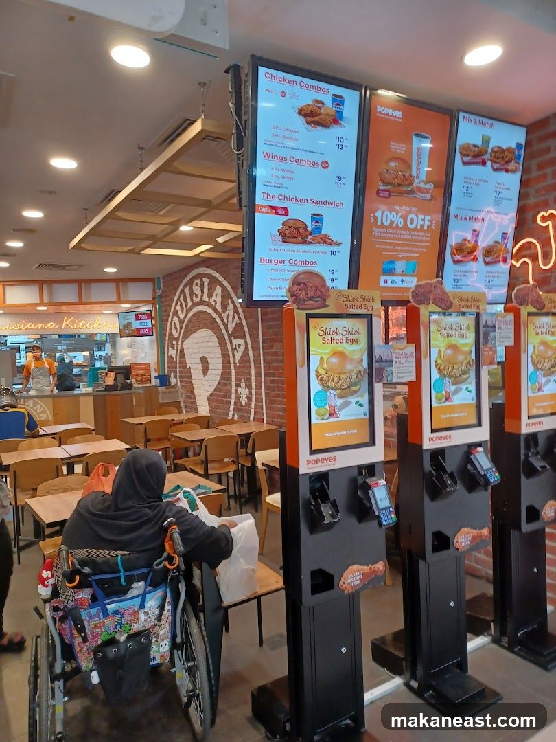 Popeyes Restaurant Interior
