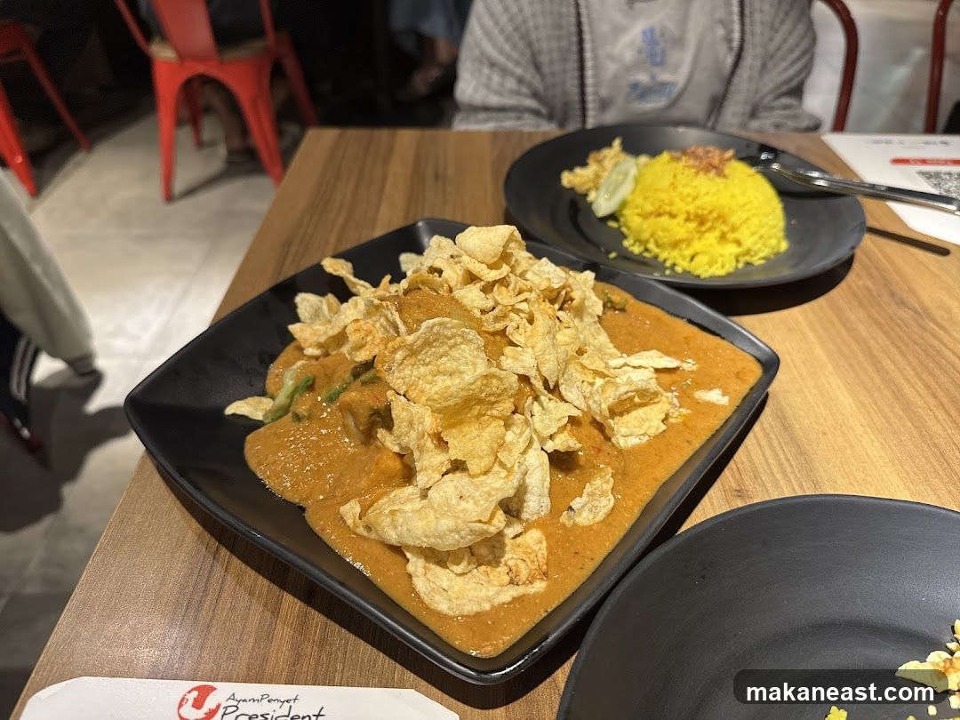 Food on a table
