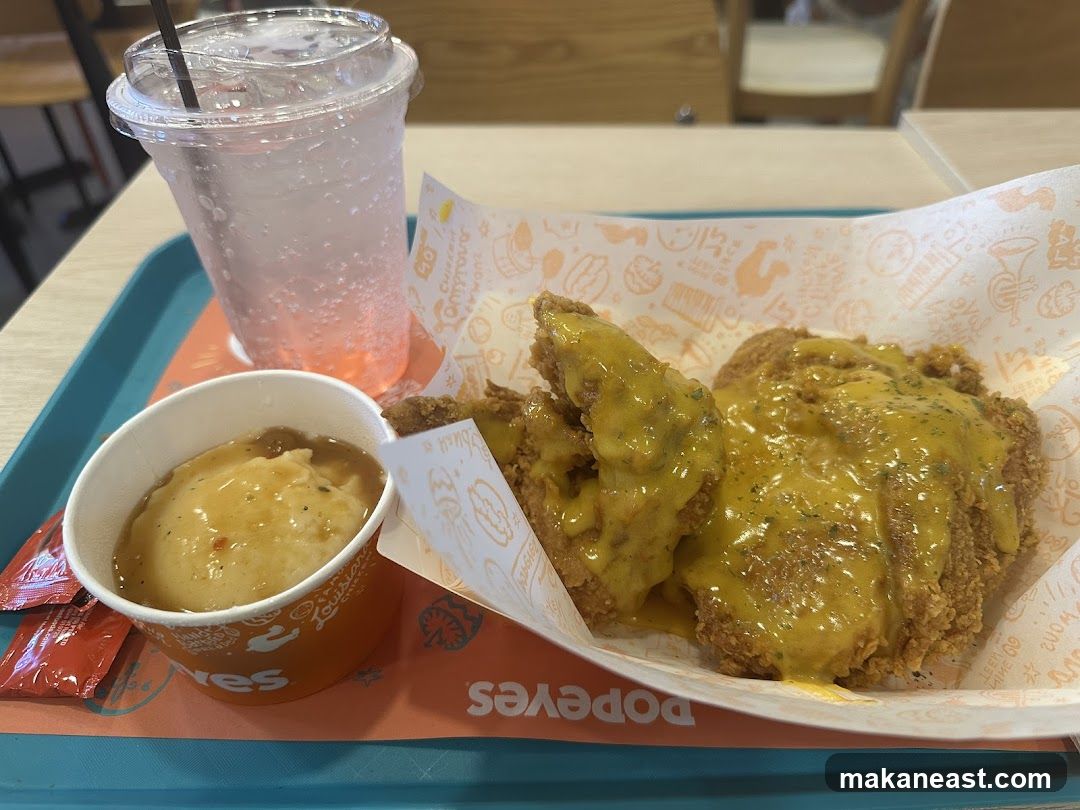 Popeyes Chicken Meal