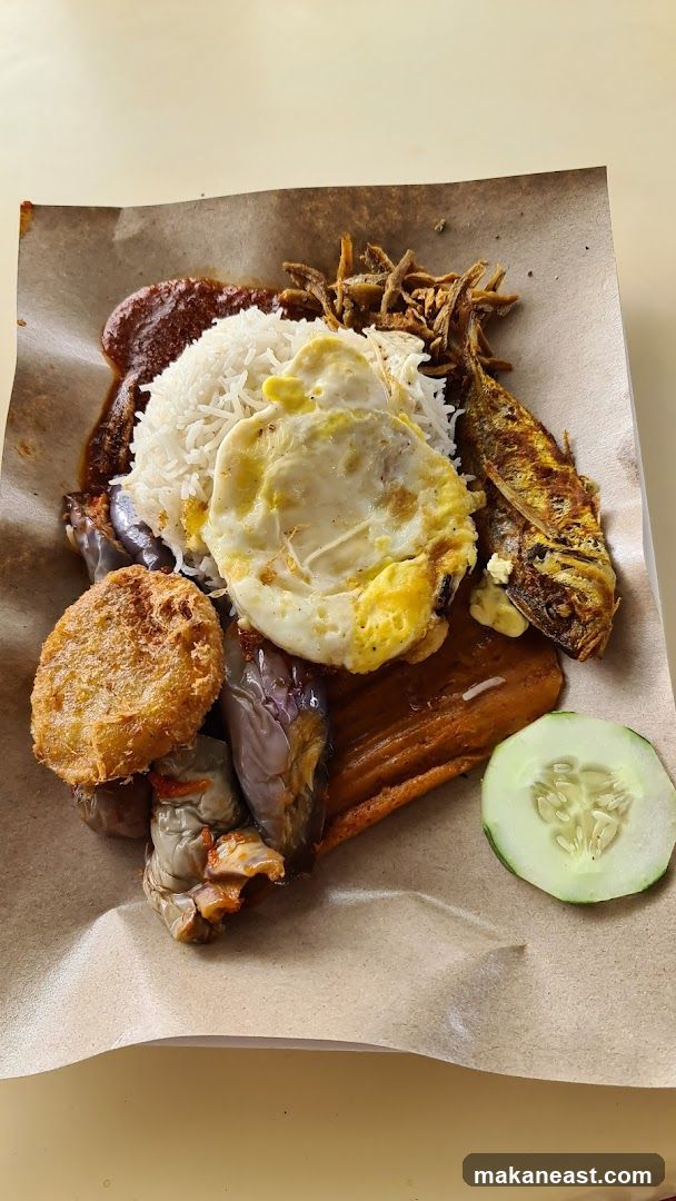 Nasi Lemak with Fried Fish