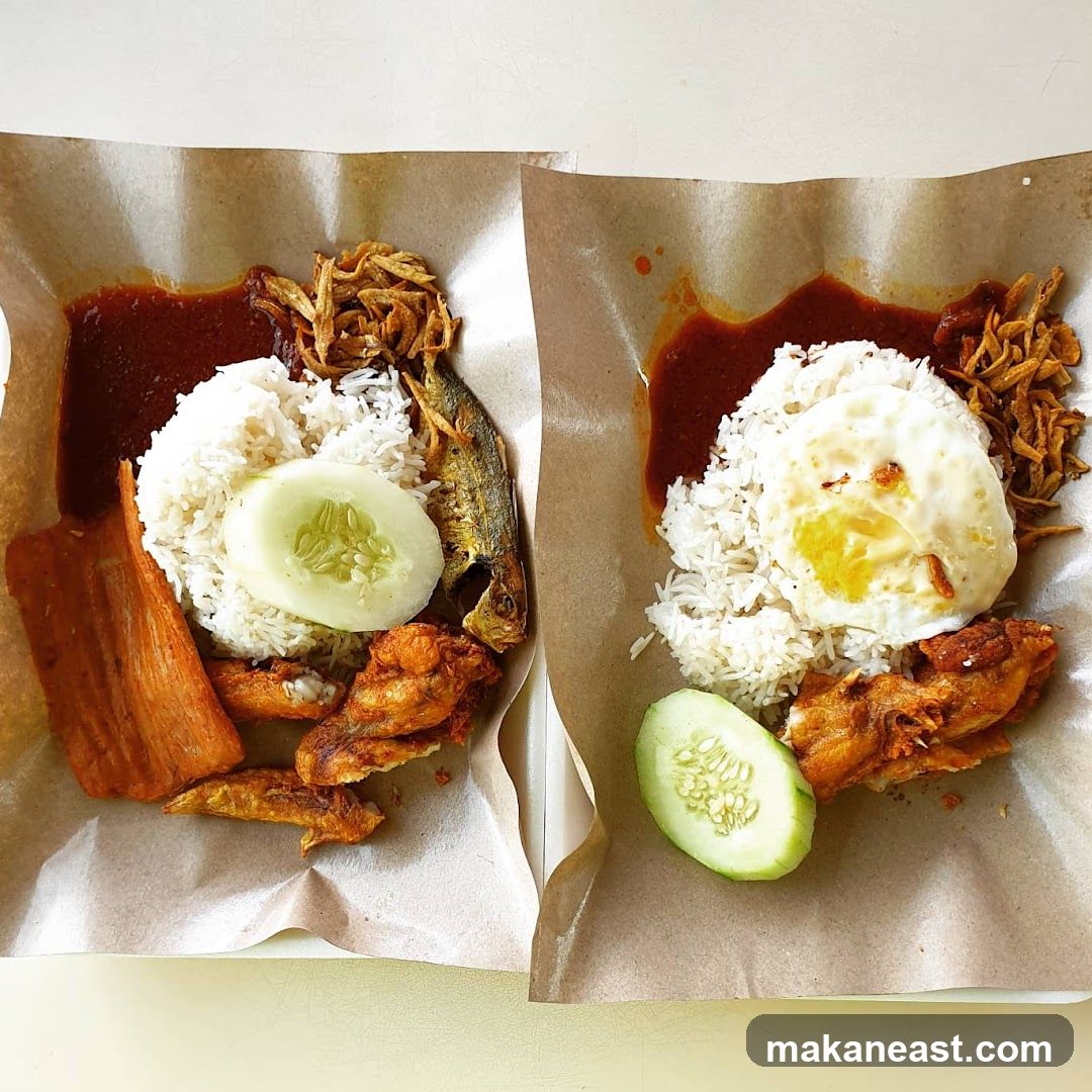 Nasi Lemak Dishes