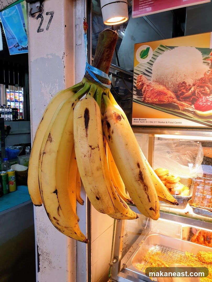 Bananas and Food Display
