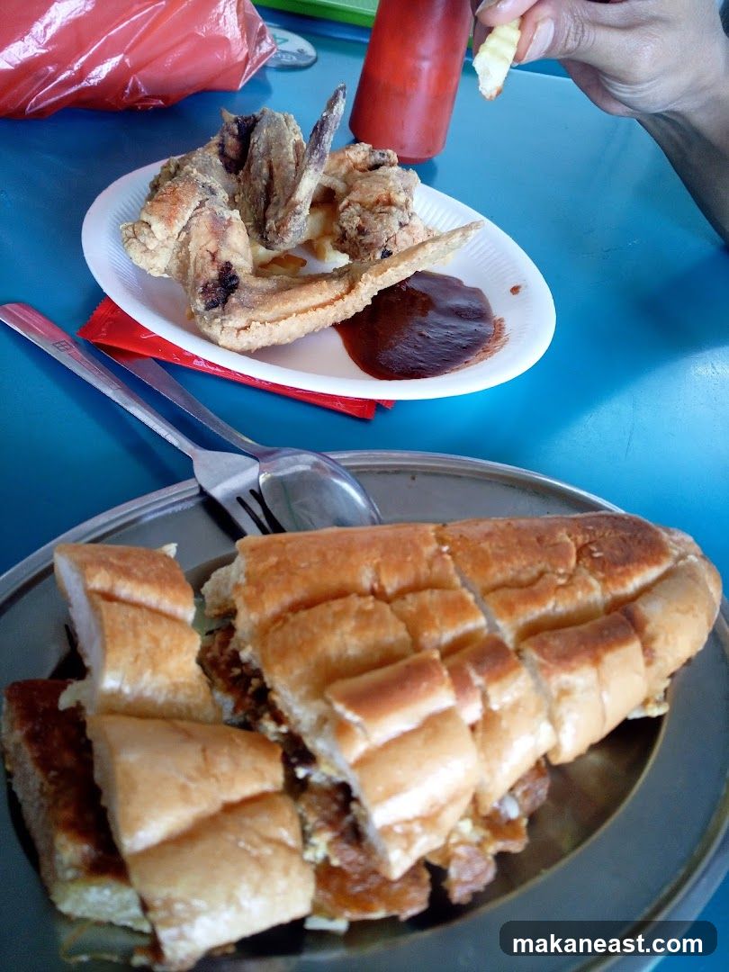 Fried Chicken and Sandwich