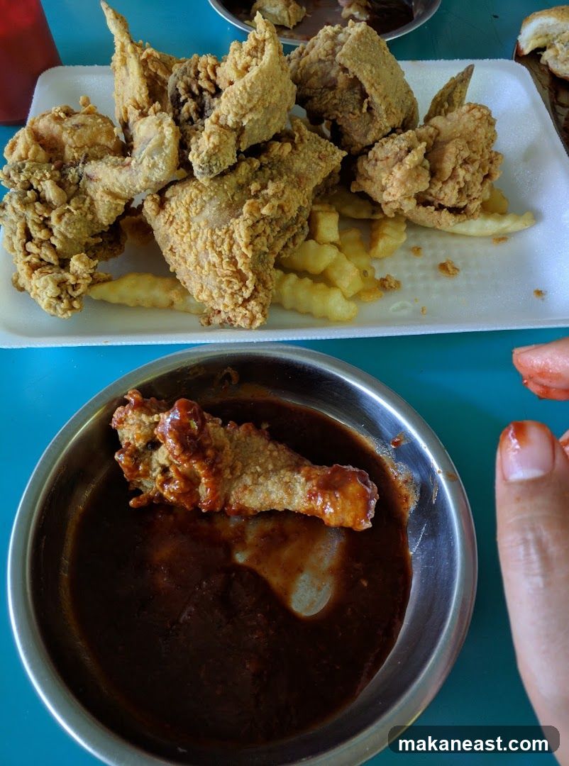 Fried Chicken and Fries