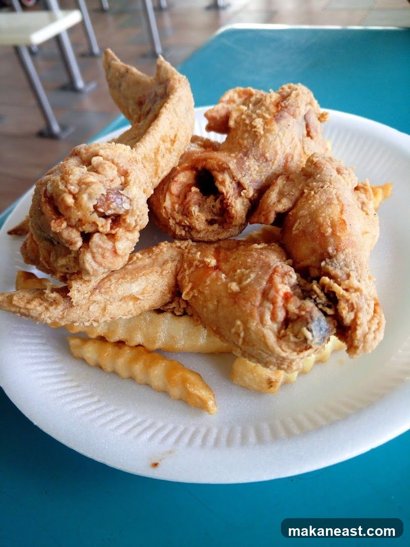 Fried Chicken and Fries