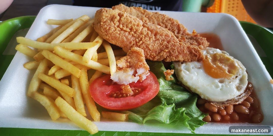 Fried Fish and Chips Meal