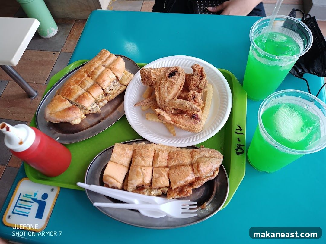 Food and Drinks on a Table