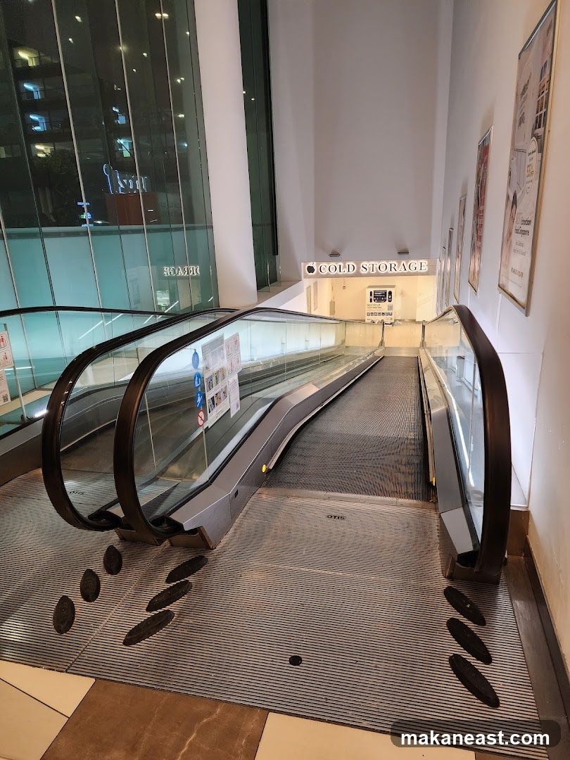 Escalator leading to Cold Storage