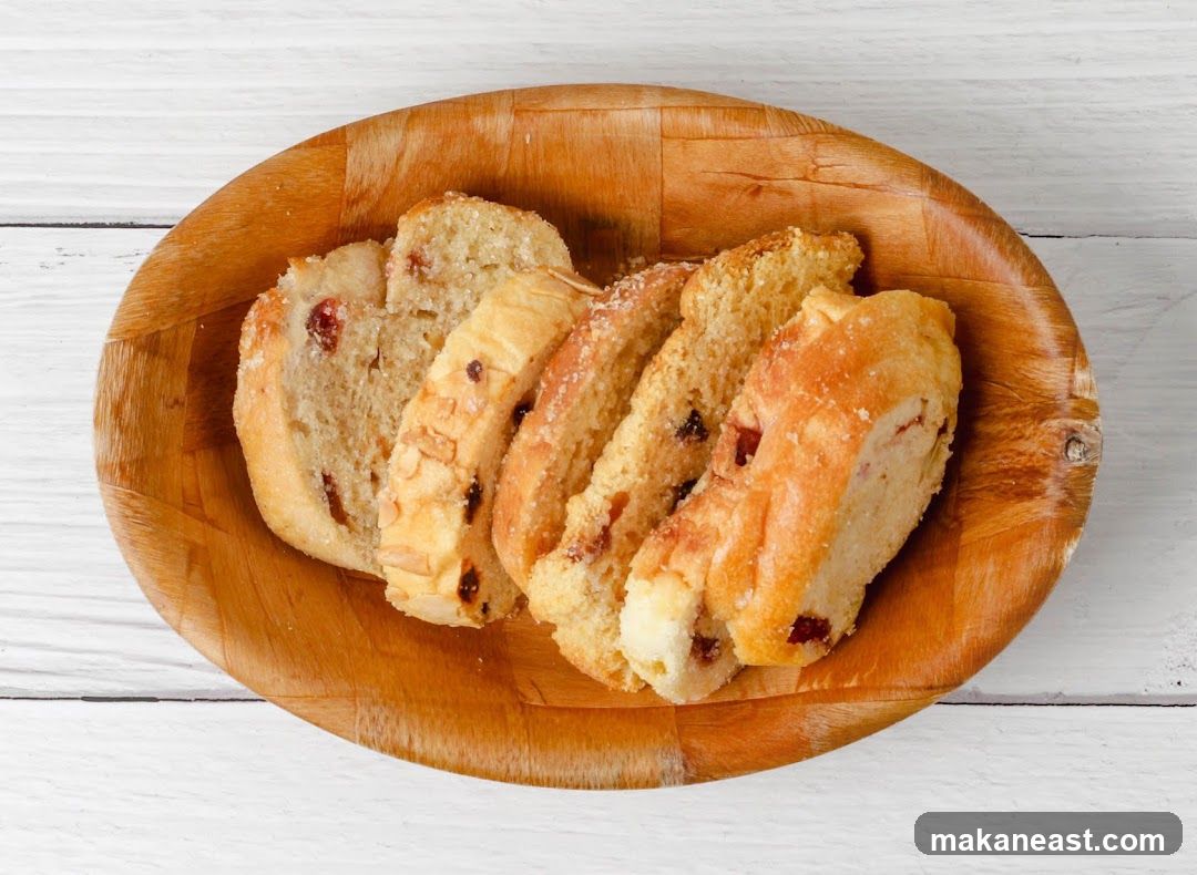 Sliced Bread with Dried Fruit