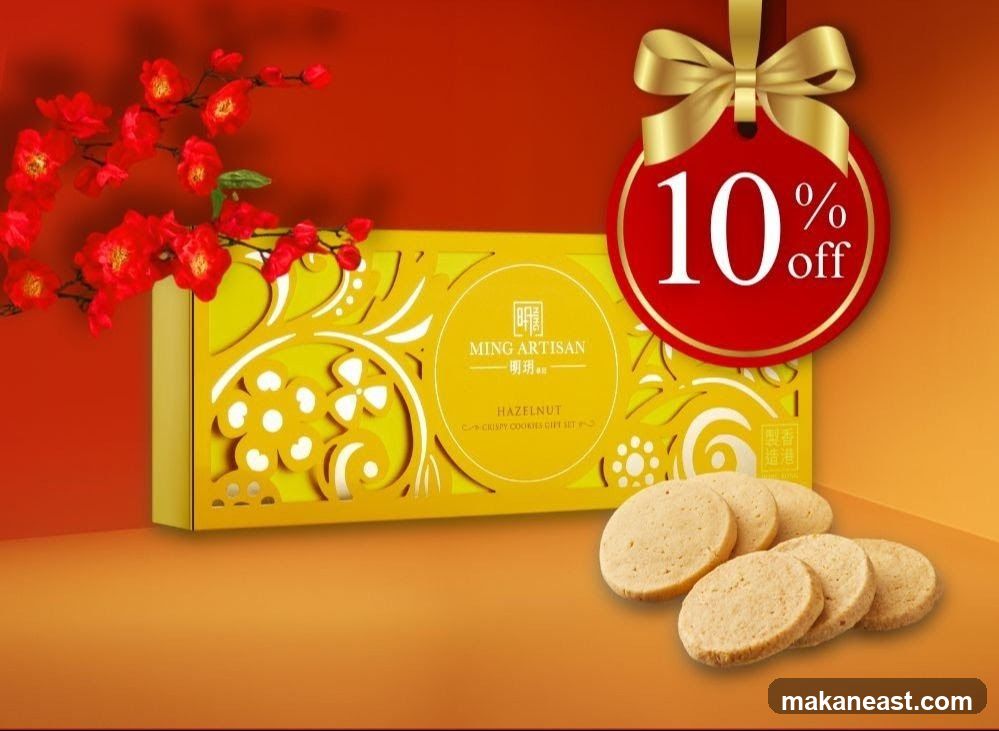 Ming Artisan Hazelnut Crispy Cookies Gift Set Promotion
