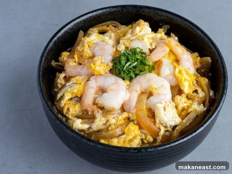 Shrimp and Egg Rice Bowl