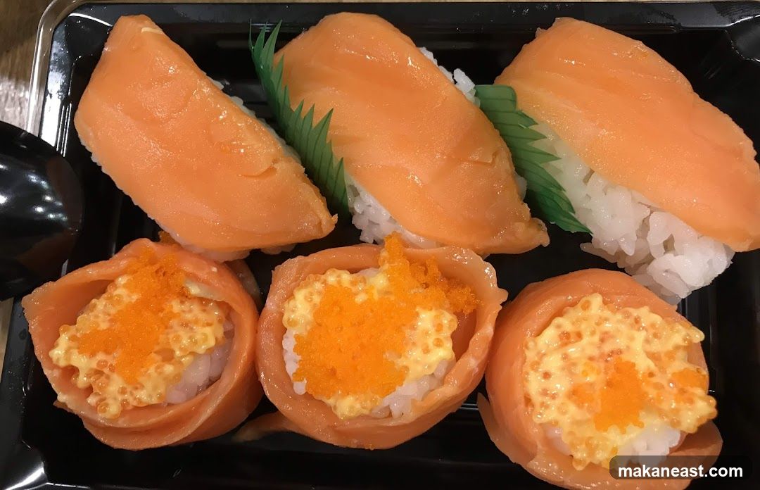 Salmon Sushi Platter