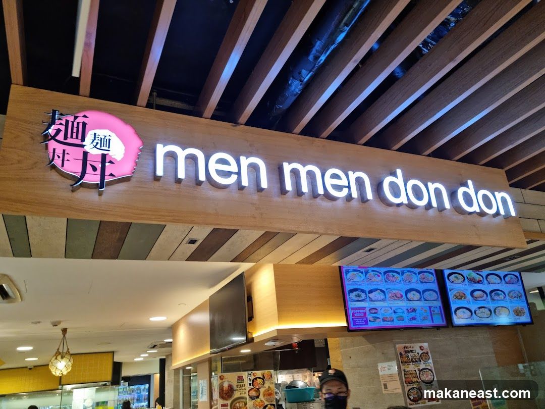 Men Men Don Don Restaurant Signage