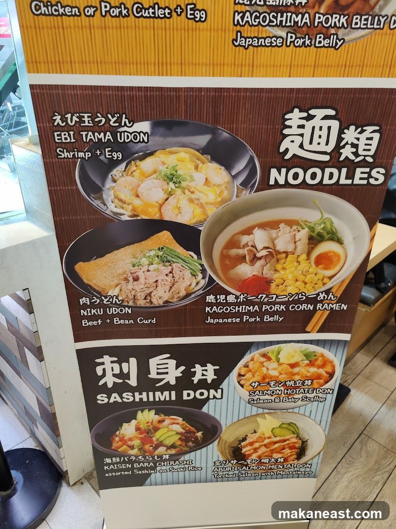 Japanese Noodles and Sashimi Bowls