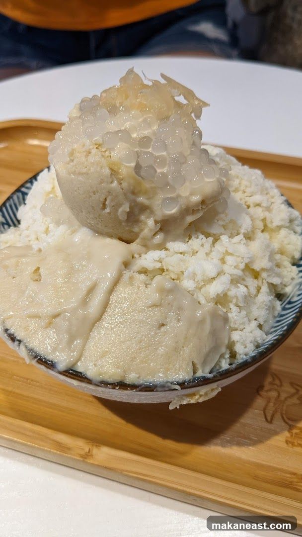 Dessert with Ice Cream and Boba