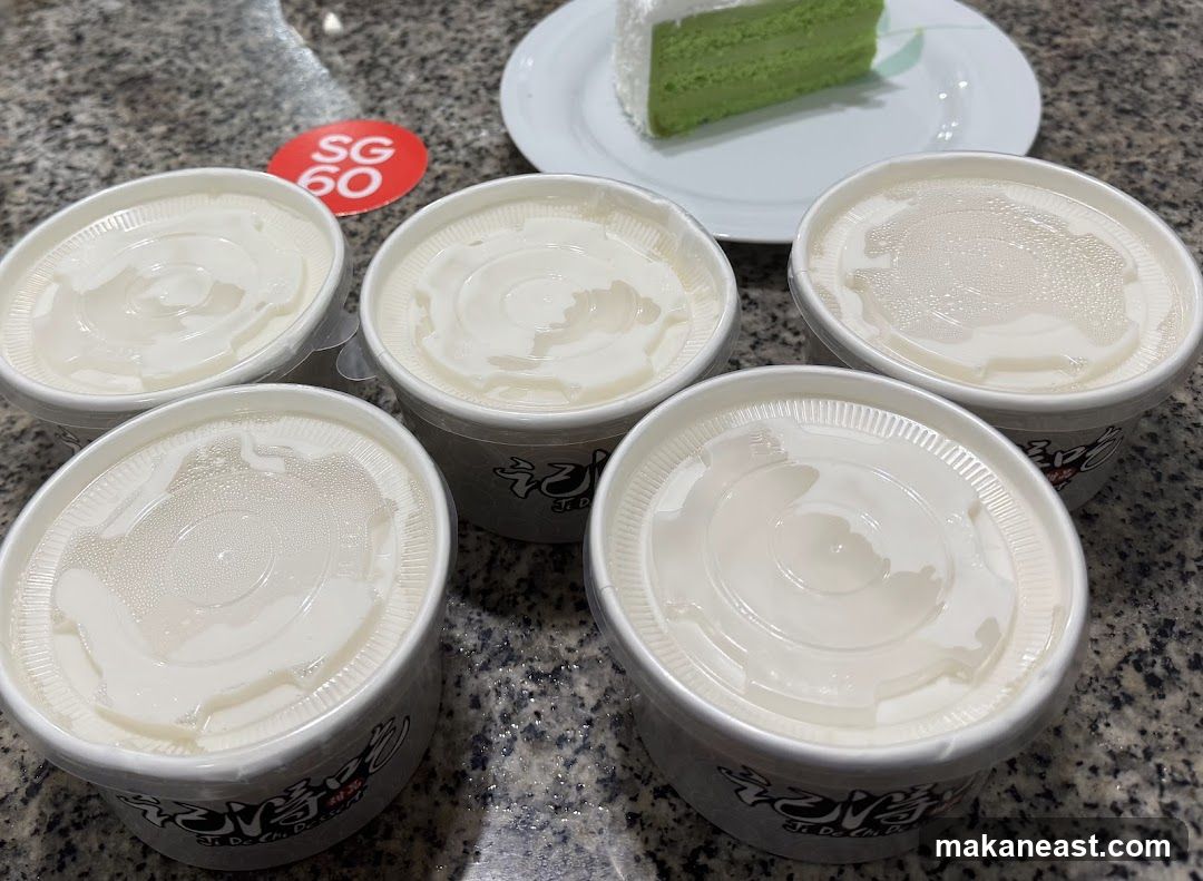 Dessert Cups and Cake Slice