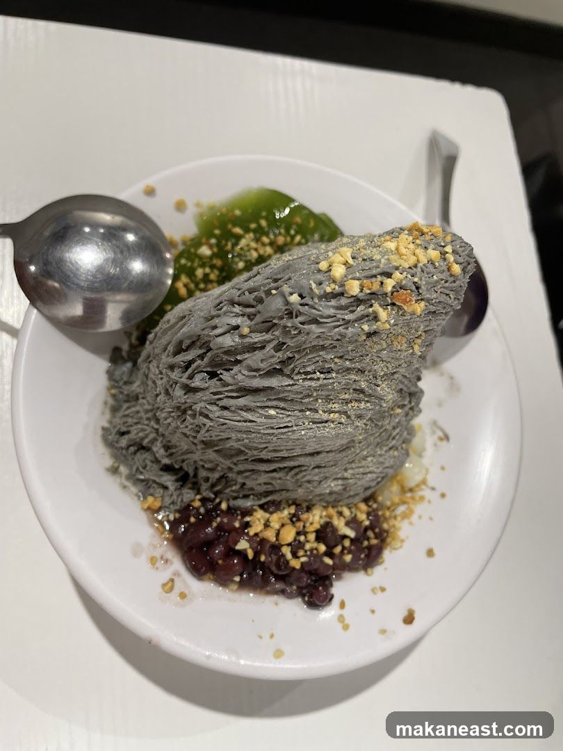 Dessert with Shaved Ice