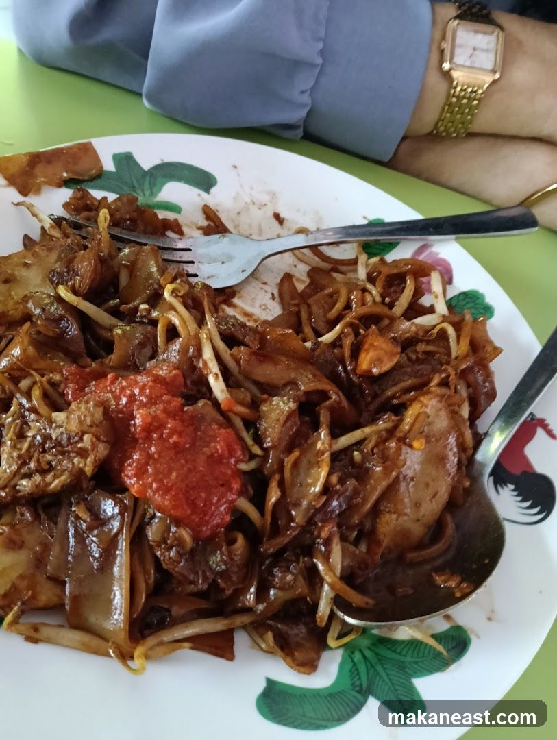 Plate of Char Kway Teow