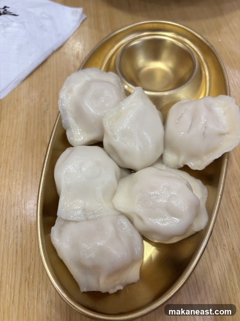 Dumplings on a plate