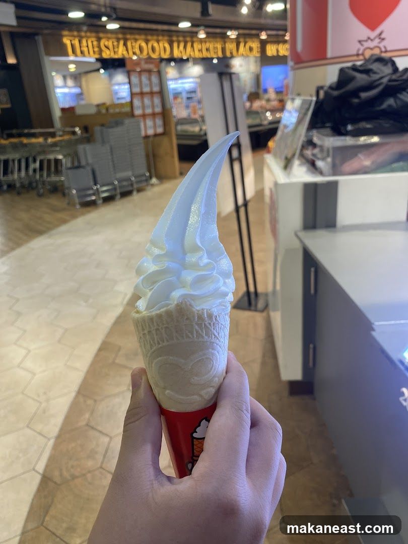 Soft Serve Ice Cream Cone