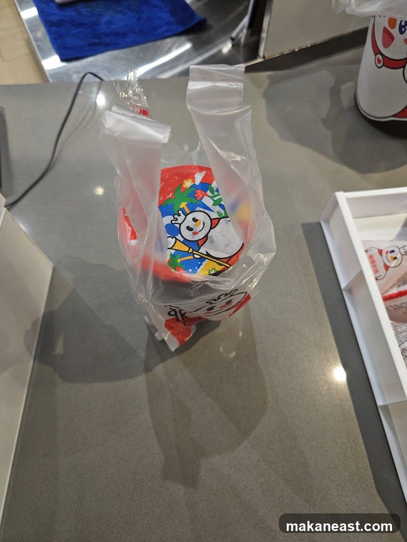 Beverage Cups in Plastic Bag