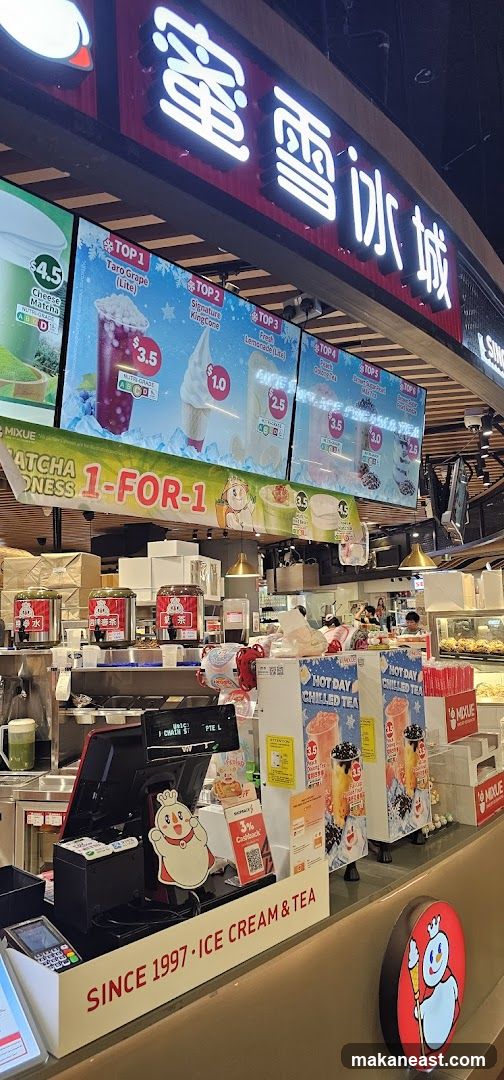 Ice Cream and Tea Shop Counter