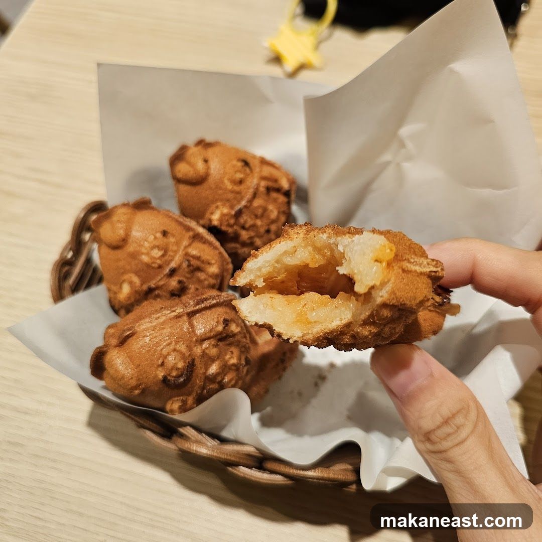 Fish-shaped pastries