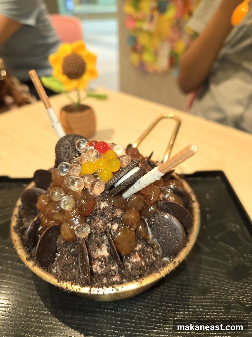 Dessert with Cookies and Boba