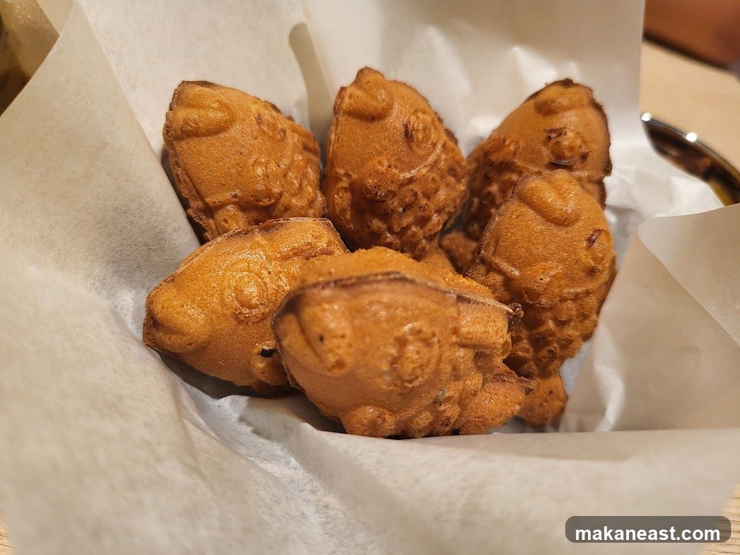 Fish-shaped pastries