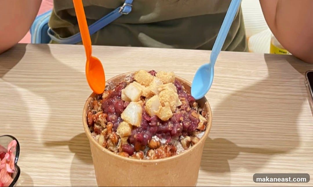 Dessert with Red Beans and Mochi