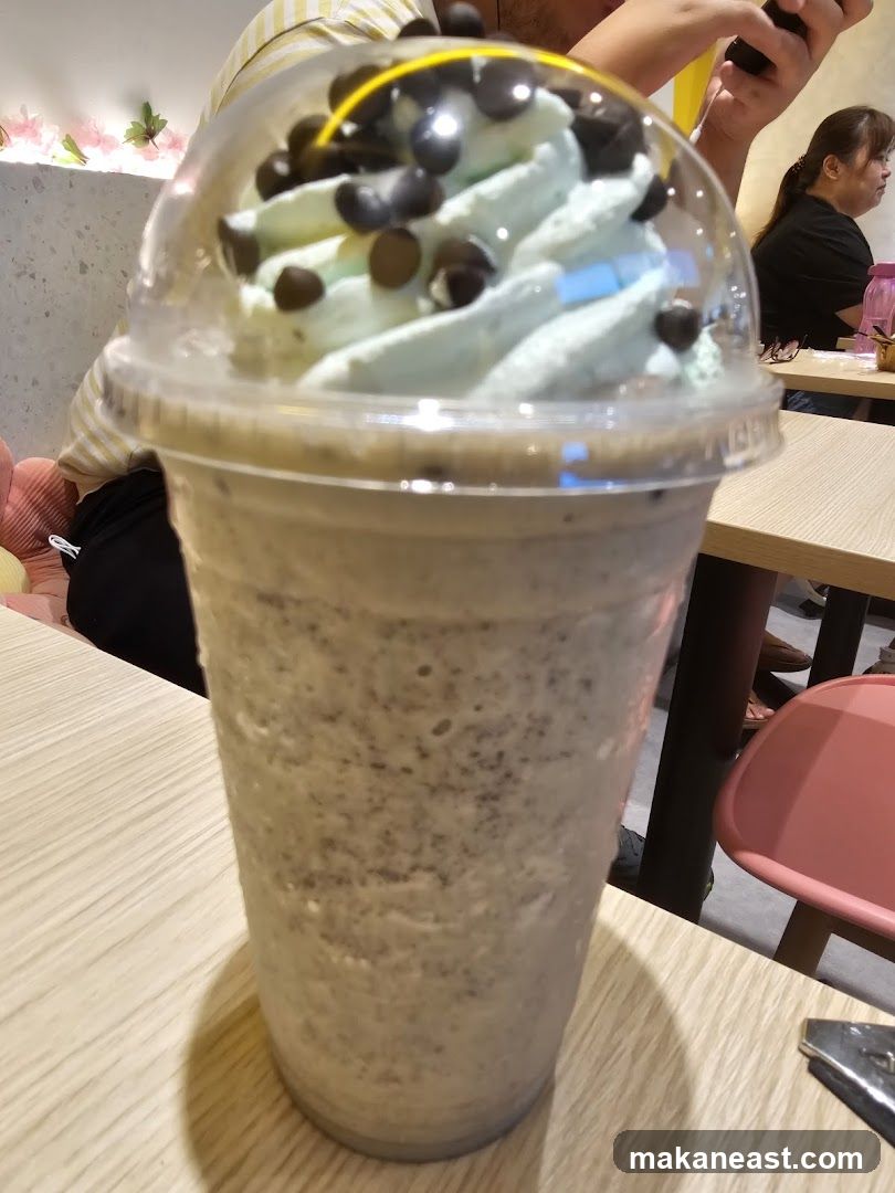 Mint Chocolate Chip Frappe