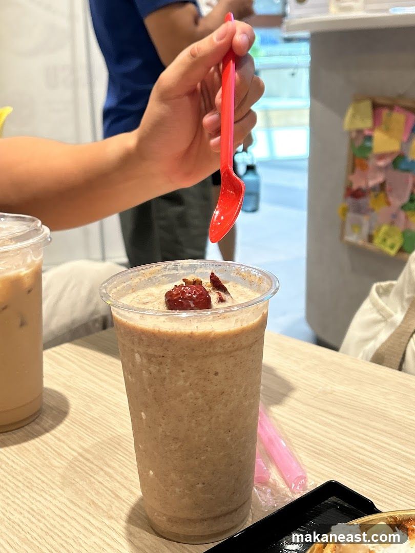 Dessert Drink with Spoon