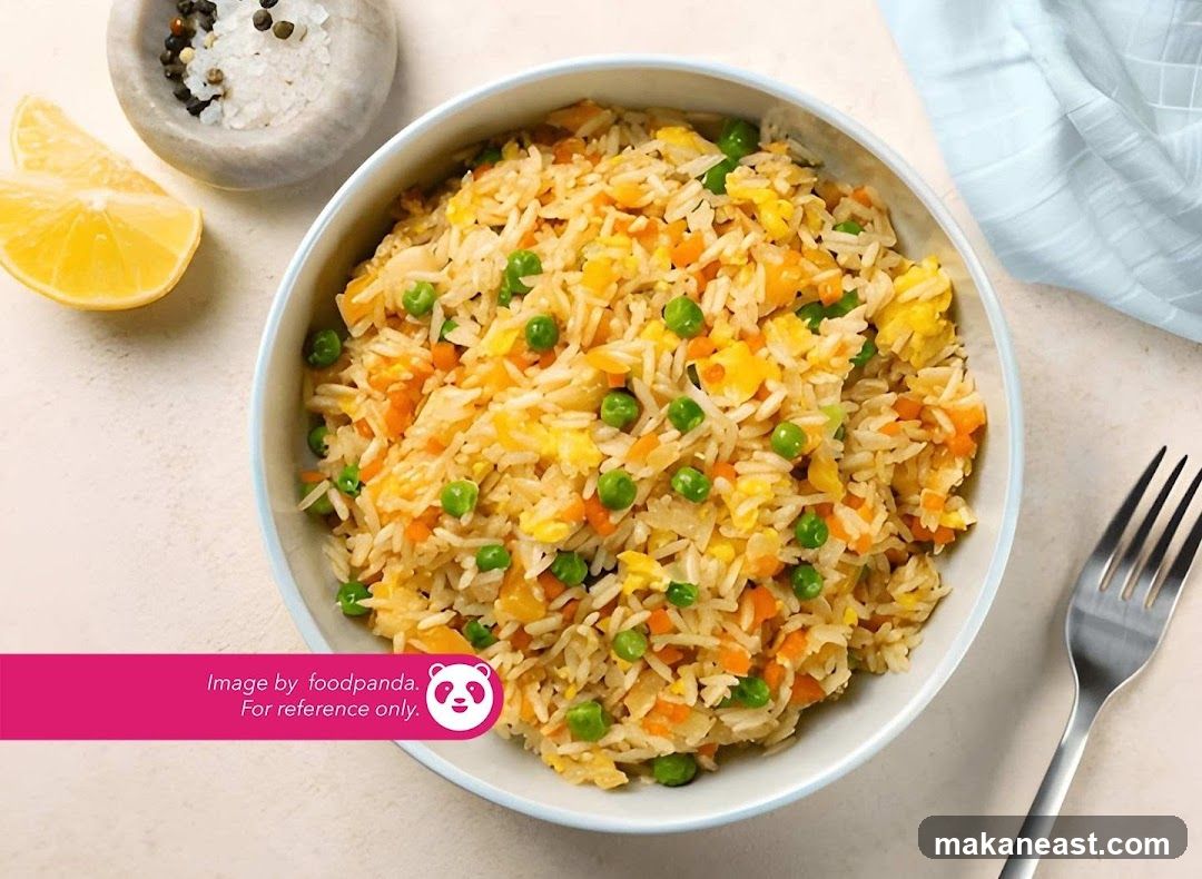 Fried Rice with Peas and Carrots