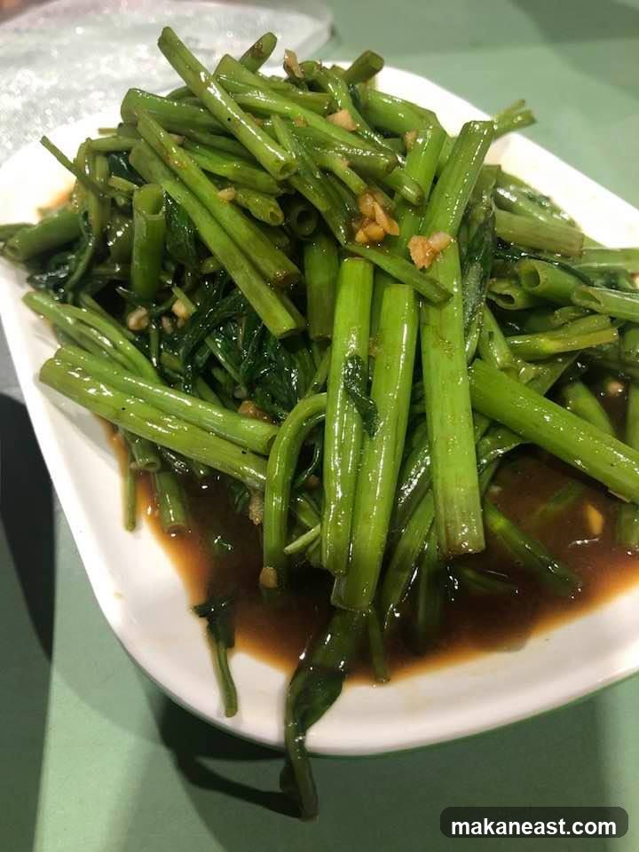 Stir-fried Water Spinach