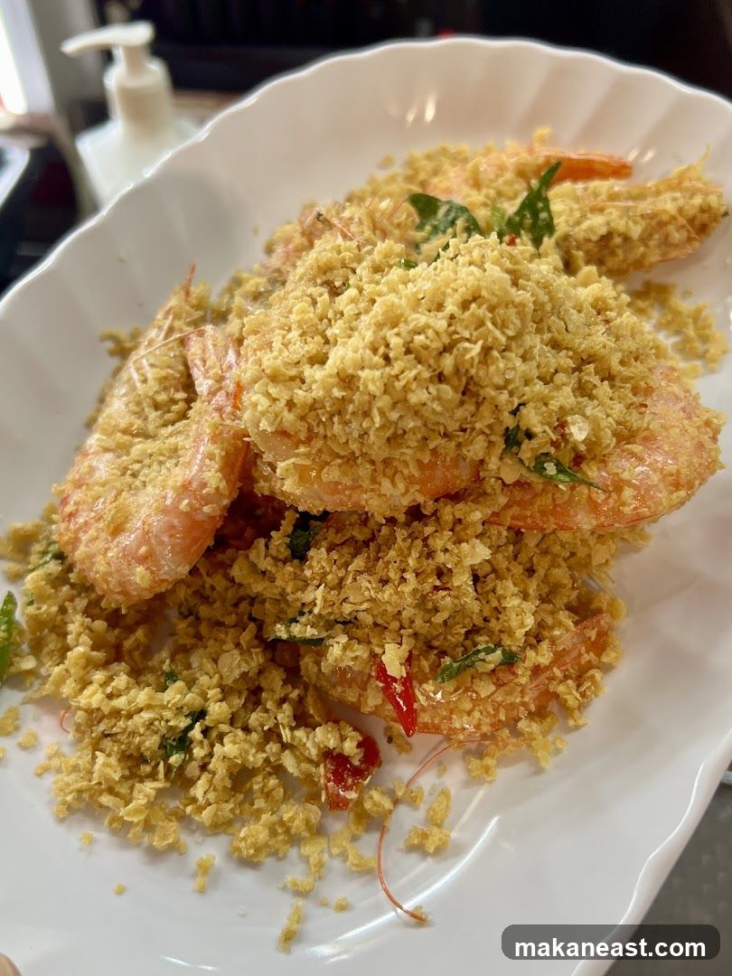 Cereal Crusted Prawns
