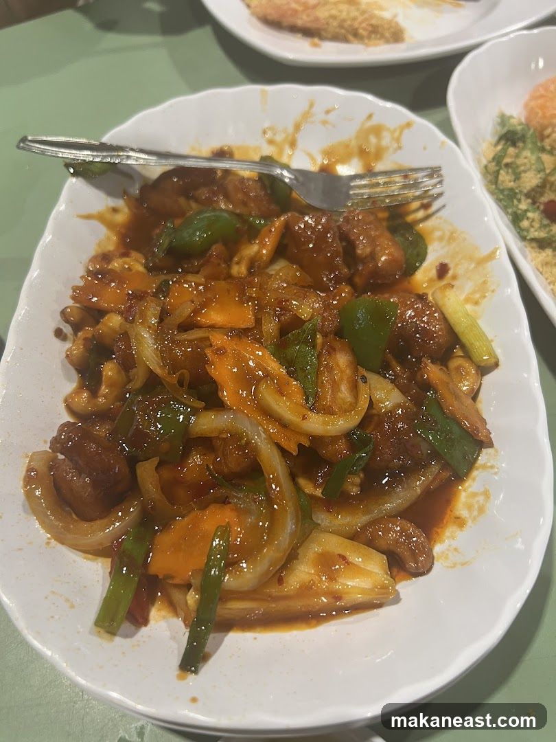 Chicken with Cashews