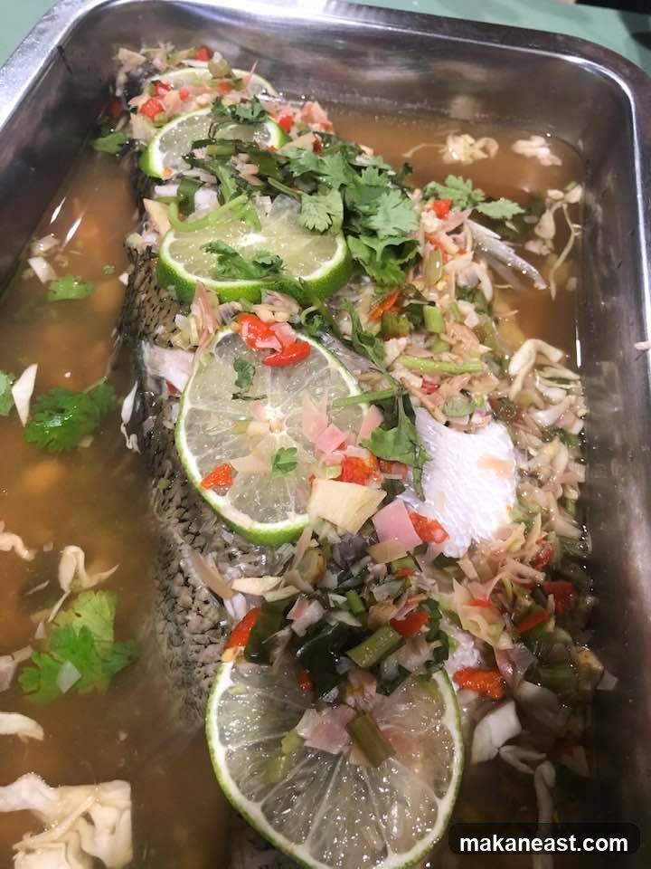 Steamed Fish with Lime and Chili