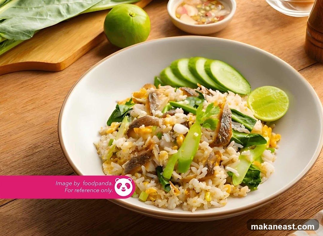 Fried Rice with Fish and Vegetables