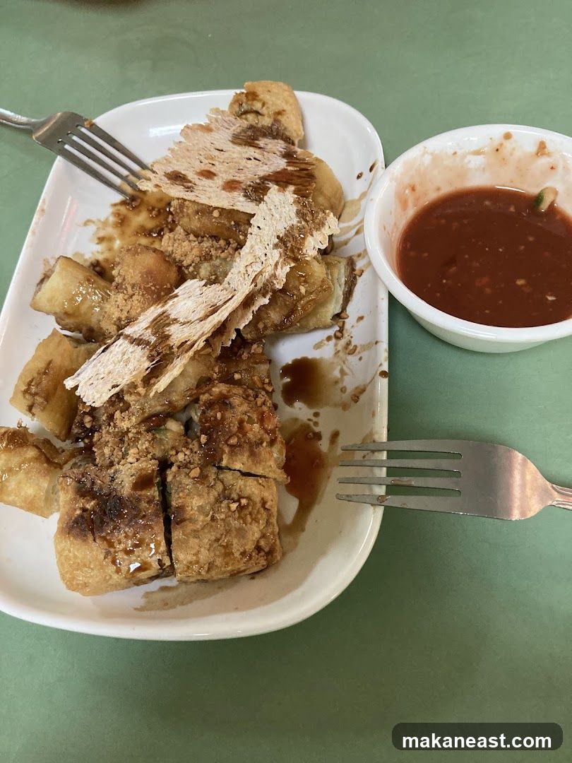 Fried Spring Rolls with Dipping Sauce