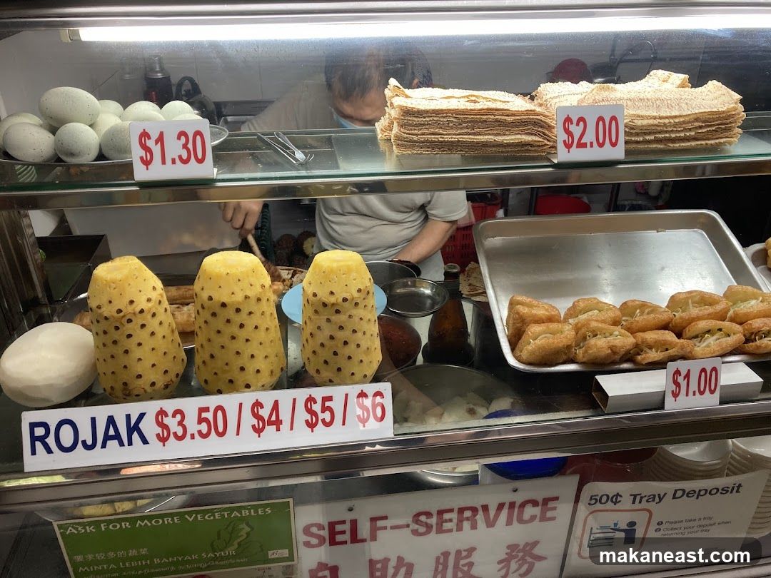Food stall display