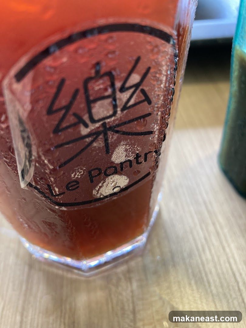 Drink with logo