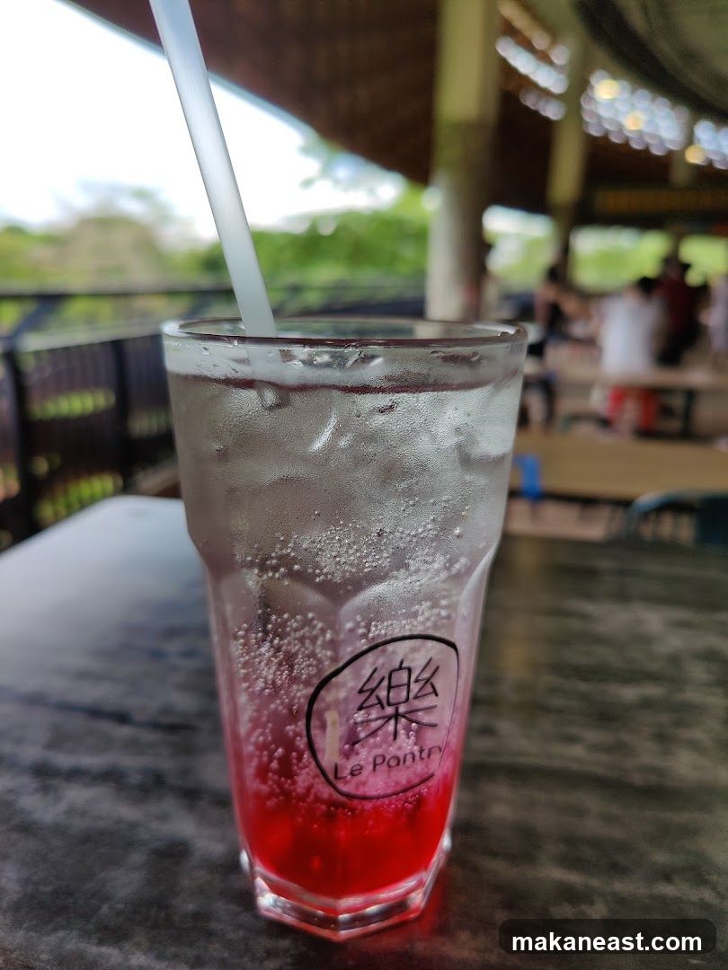 Red Soda with Straw