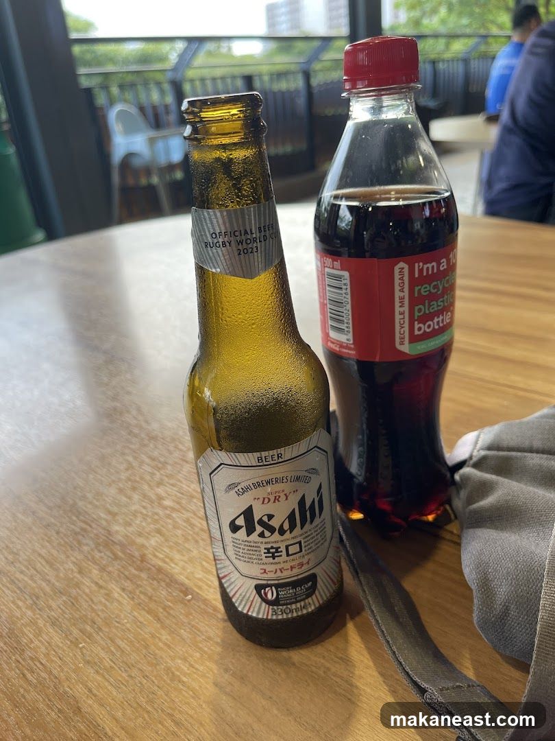 Asahi Beer and Coca-Cola