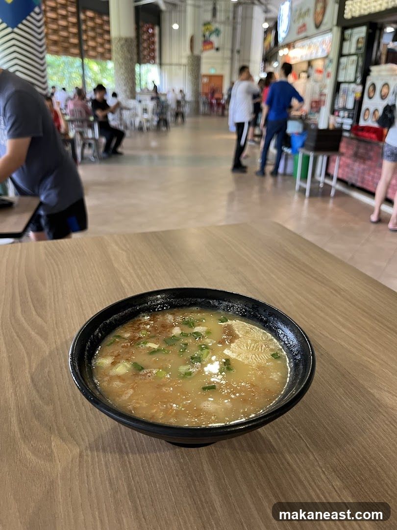 Bowl of Soup on Table