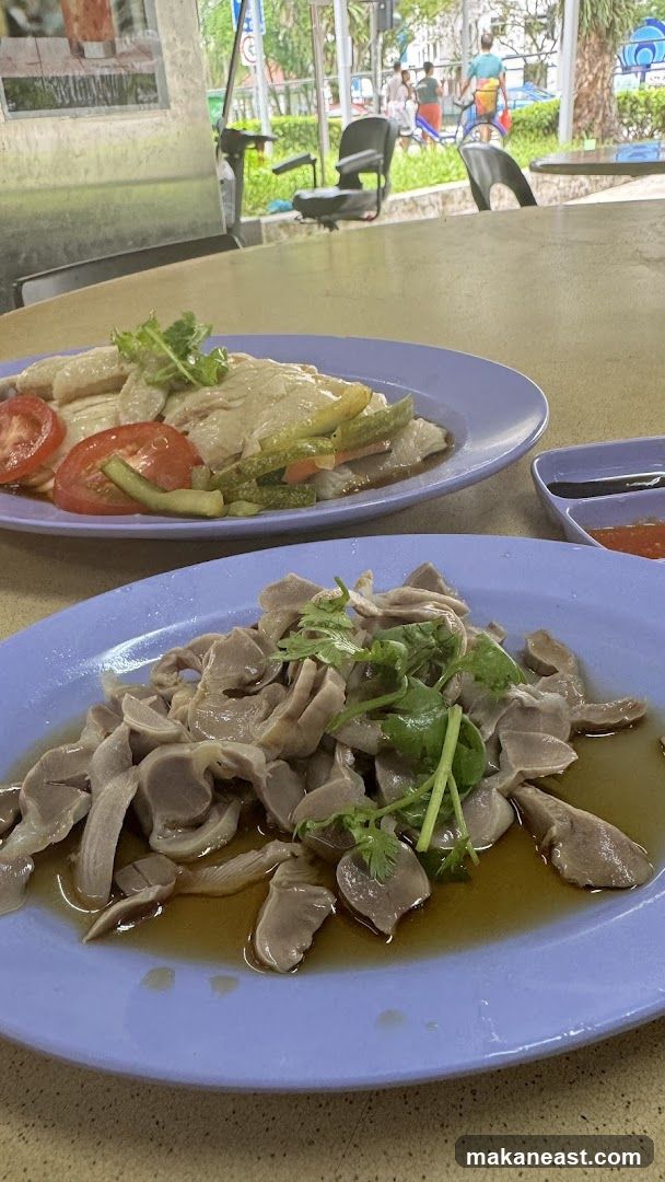 Hainanese Chicken and Gizzards