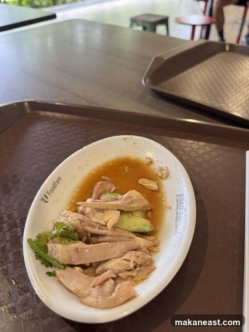 Chicken and Cucumber Dish