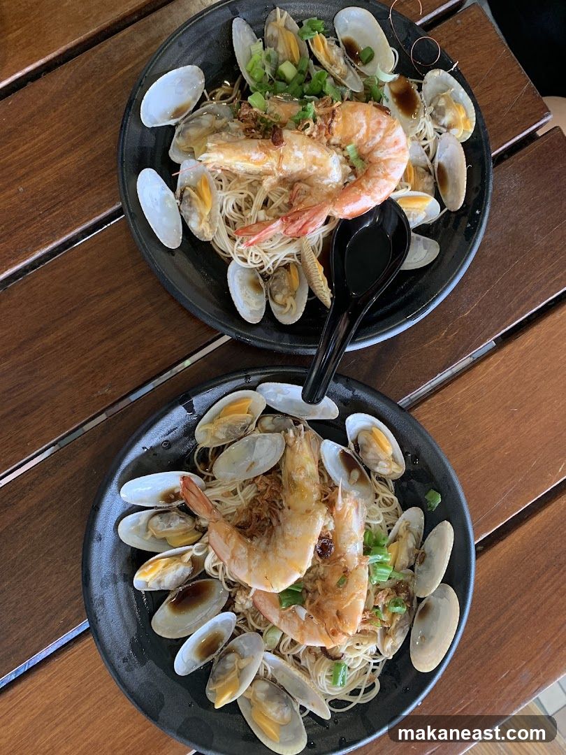 Shrimp and Clam Noodles