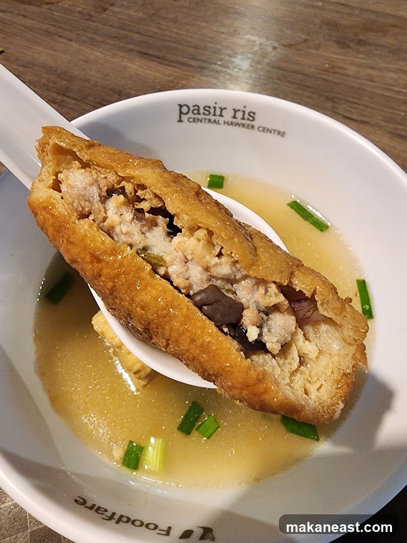 Stuffed Tofu in Broth